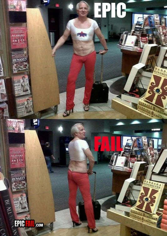 Watch: epic Sexy Fail