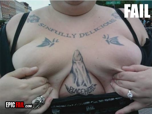 Watch: epic Sexy Tattoo Fail